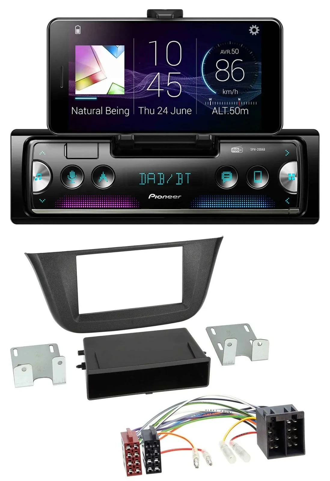 Pioneer USB MP3 Bluetooth DAB Autoradio für Iveco Daily (ab 2014)