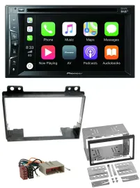 Pioneer MP3 USB DVD Bluetooth DAB 2DIN Autoradio für Ford Fiesta 03-05 Fusion 02