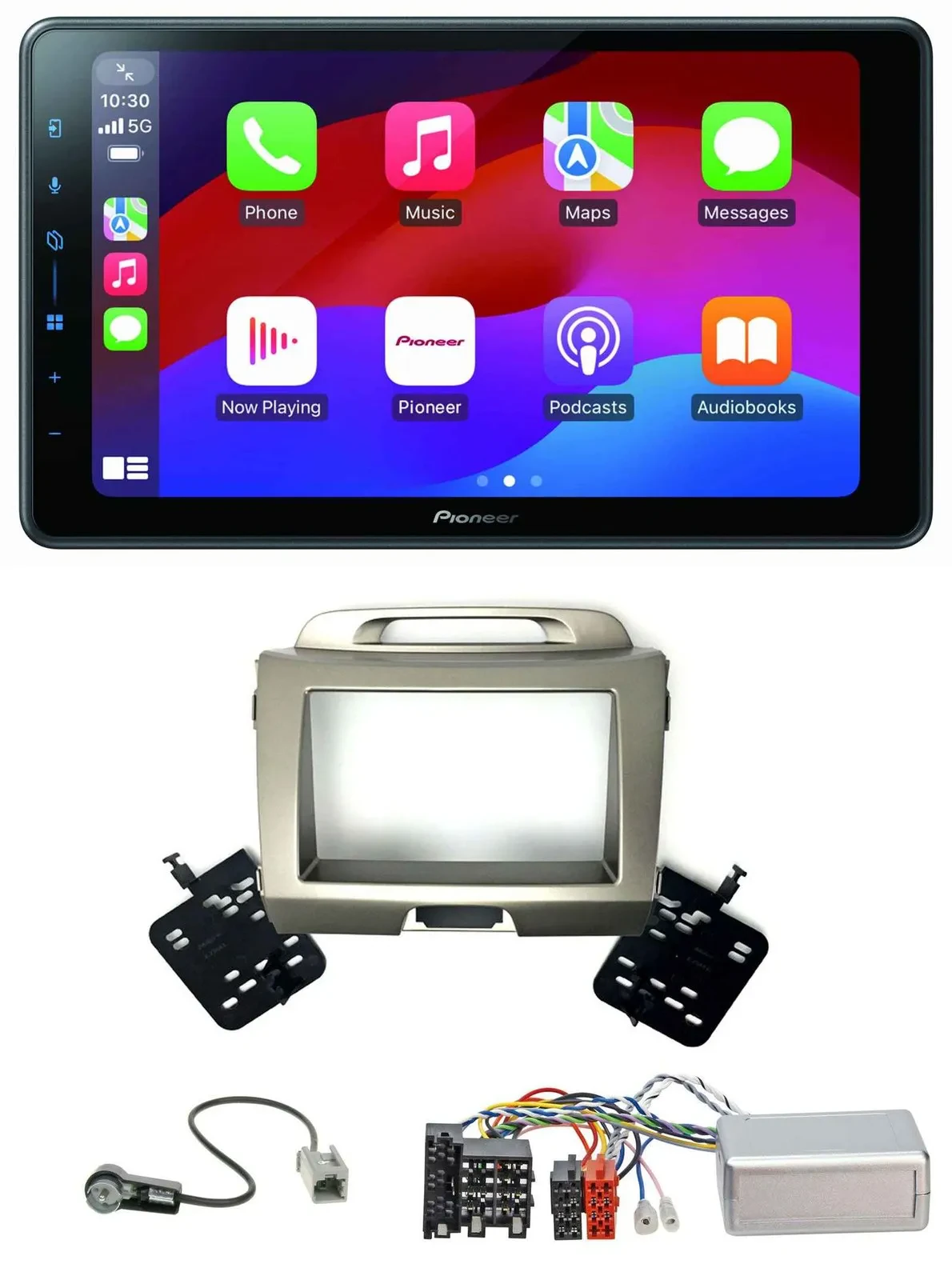 Pioneer Bluetooth 2DIN USB Lenkrad DAB Autoradio für Kia Sportage 3 2010-2015 si