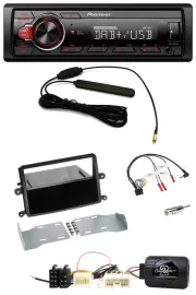 Pioneer MP3 DAB 1DIN Lenkrad USB Autoradio für Mitsubishi L200 2006-2015