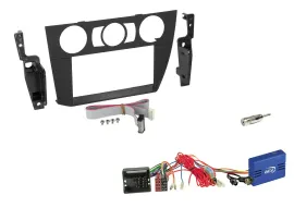 Einbauset CAN-Bus Doppel DIN Autoradio für BMW 3er E90 91 92 93 man. Klima schw.