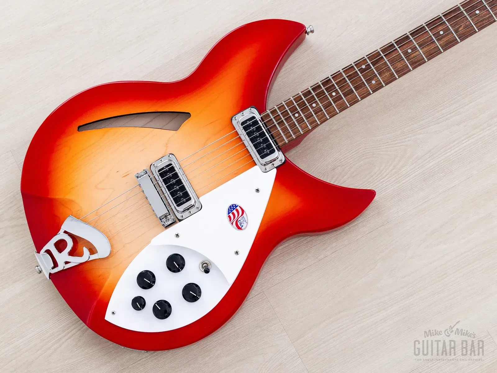 2024 Rickenbacker 330 Fireglo, Mint w/ Case & Hangtags