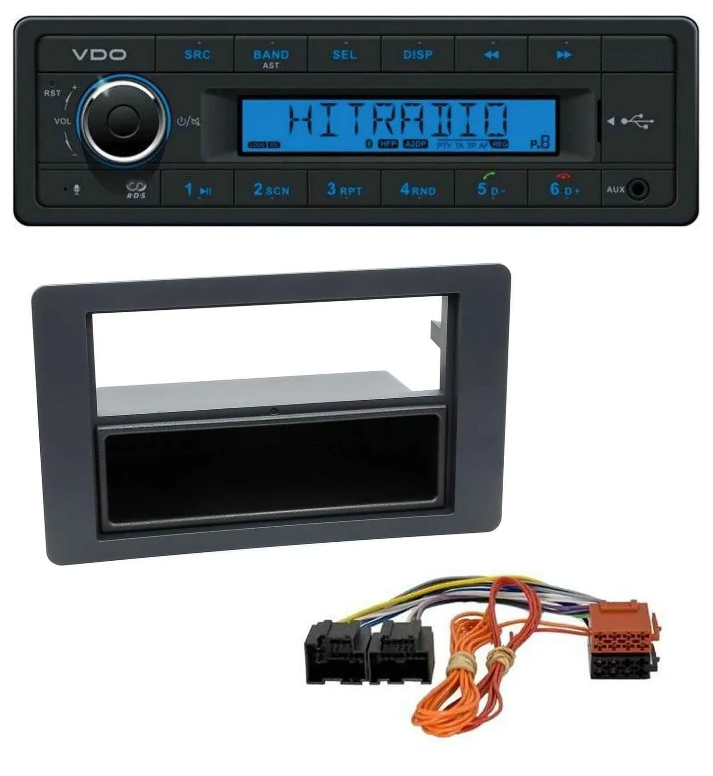 VDO AUX Bluetooth USB MP3 Autoradio für Saab 9.5 (ab 2005)