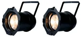 (2) American DJ ADJ PAR Z100 3k 100W Warm White COB LED DMX Par Can Stage Lights