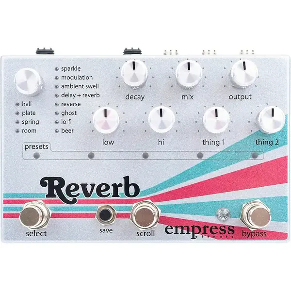 Педаль эффектов для электрогитары Empress Effects Reverb Effects Pedal