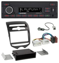 Автомагнитола для Hyundai ix20 Blaupunkt USB, AUX, Bluetooth, MP3 (с 2010, мех. климат-контроль)
