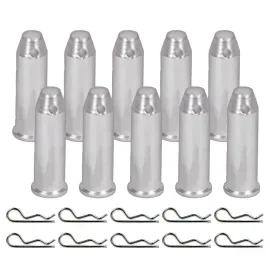 Global Truss Bullet Pins for Truss & R-CLIP-F23 Safety Clips 10-Pack