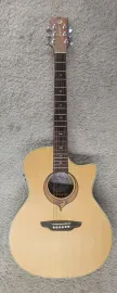 Luna Heartsong Grand Concert Acoustic Electric Guitar with USB Plugin, SONG GC