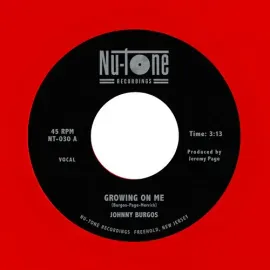 Виниловая пластинка Johnny Burgos - Growing On Me / Ready 45 [New 7" Vinyl] Colored Vinyl, Red