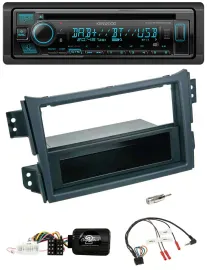 Автомагнитола Kenwood Bluetooth, DAB, CD, USB для Opel Agila B, Suzuki Splash
