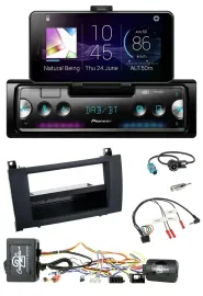 Pioneer USB Lenkrad Bluetooth DAB Autoradio für Mercedes SLK R171 04-11 aktiv