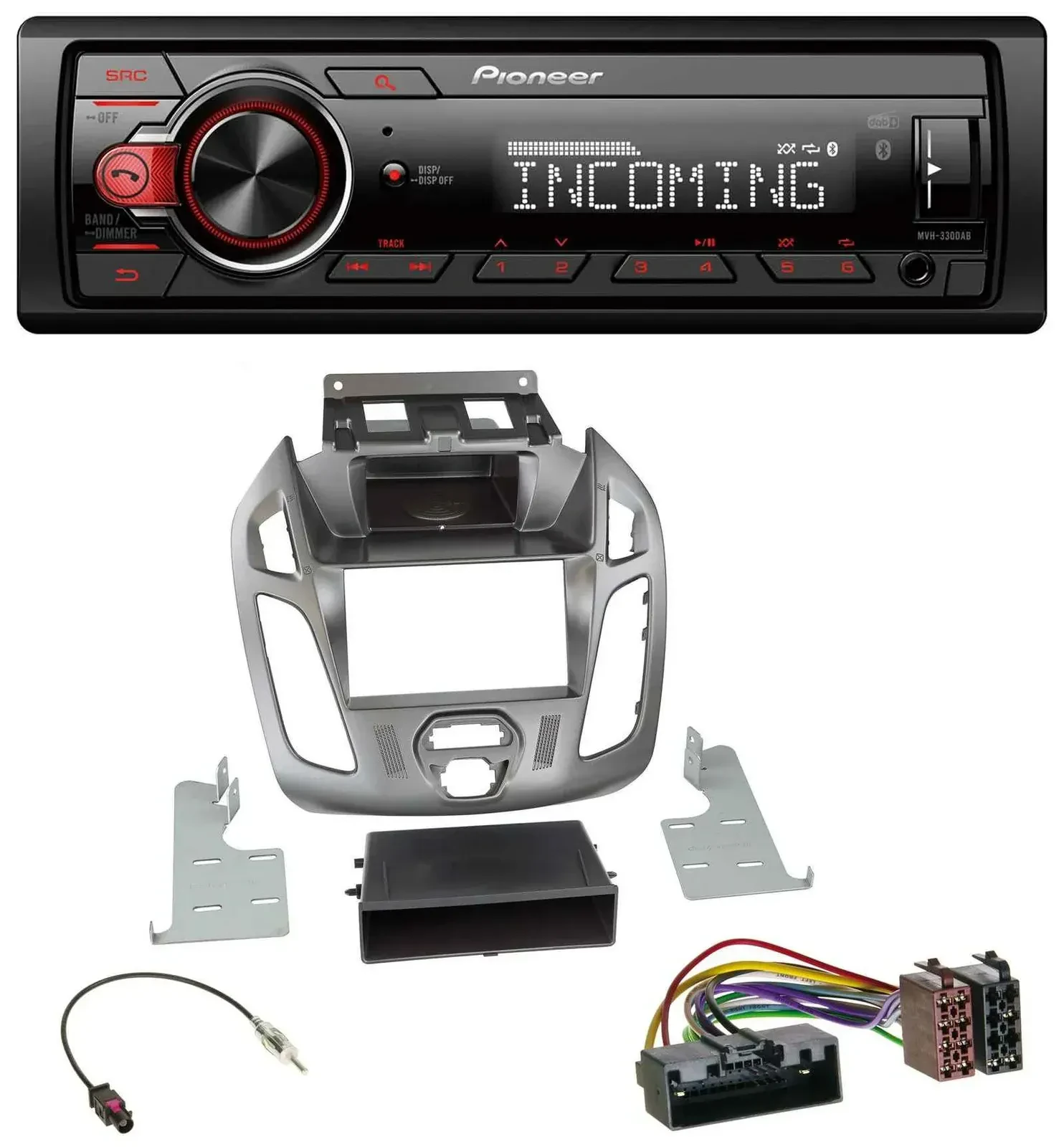 Автомагнитола Pioneer Bluetooth USB DAB MP3 для Ford Transit Connect 2012–2018