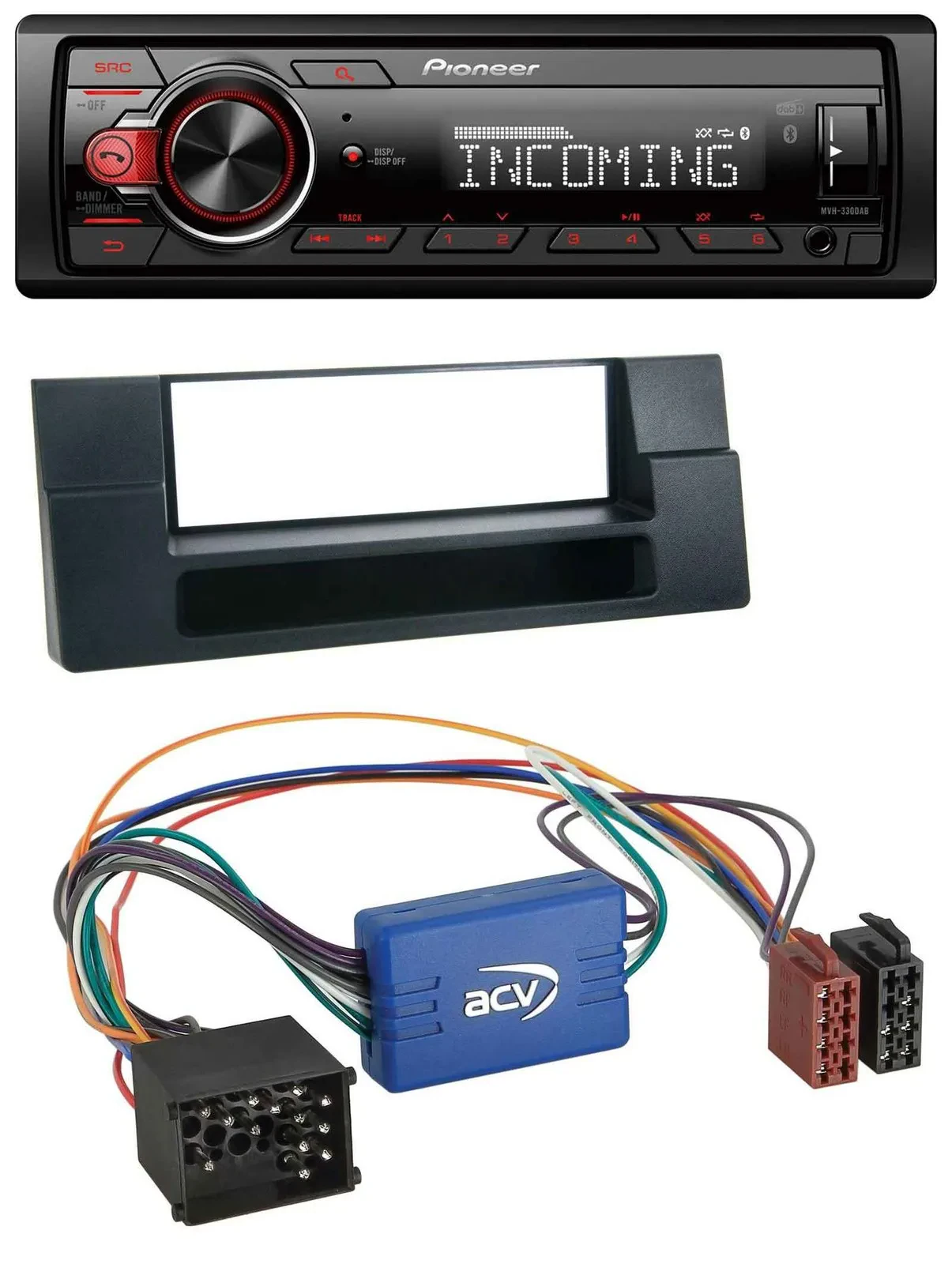 Автомагнитола для BMW 5 Series E39/X5 E53 Pioneer Bluetooth, USB, DAB, MP3