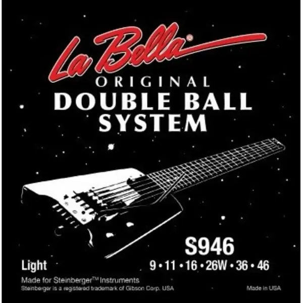 Струны для электрогитары La Bella S946 headless 9-46