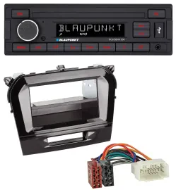 Blaupunkt MP3 AUX USB 1DIN Autoradio für Suzuki Vitara (ab 2015)