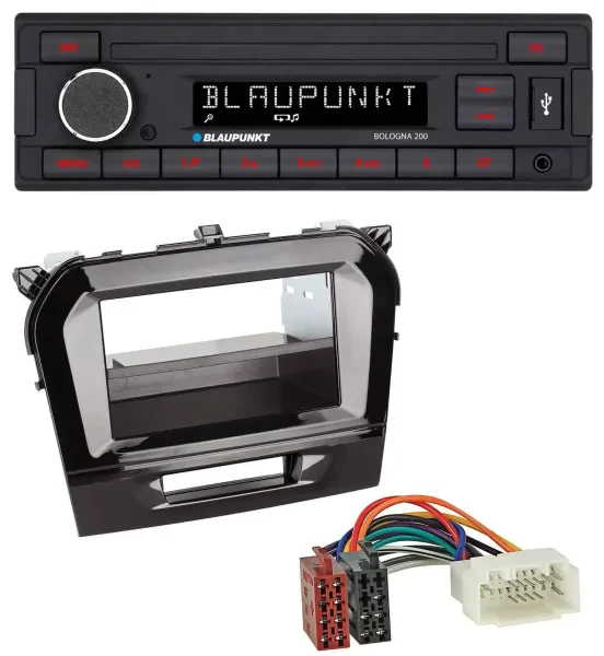 Blaupunkt MP3 AUX USB 1DIN Autoradio für Suzuki Vitara (ab 2015)