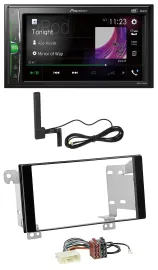 Pioneer MP3 DAB AUX 2DIN Bluetooth Autoradio für Subaru Forester Impreza XV ab 1