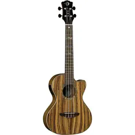 Укулеле Luna Guitars High Tide Zebra Wood Acoustic-Electric Tenor Ukulele Satin Natural