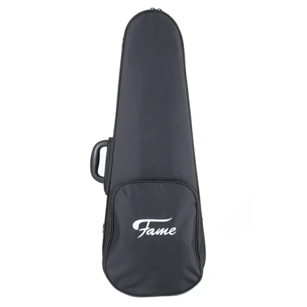 Fame Tenor-Ukulele Softcase, Wetterfest, Leicht, Zubehörfach, Rucksackgarnitur