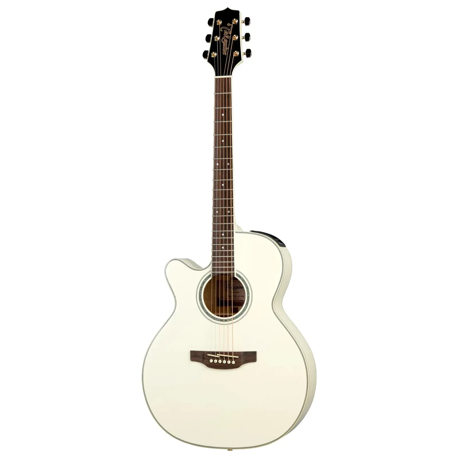 Электроакустическая гитара Takamine GN37CE Left-Handed Grand Concert Pearl White