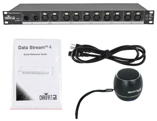 DMX-сплиттер Chauvet DJ Data Stream 4 с Bluetooth-колонкой