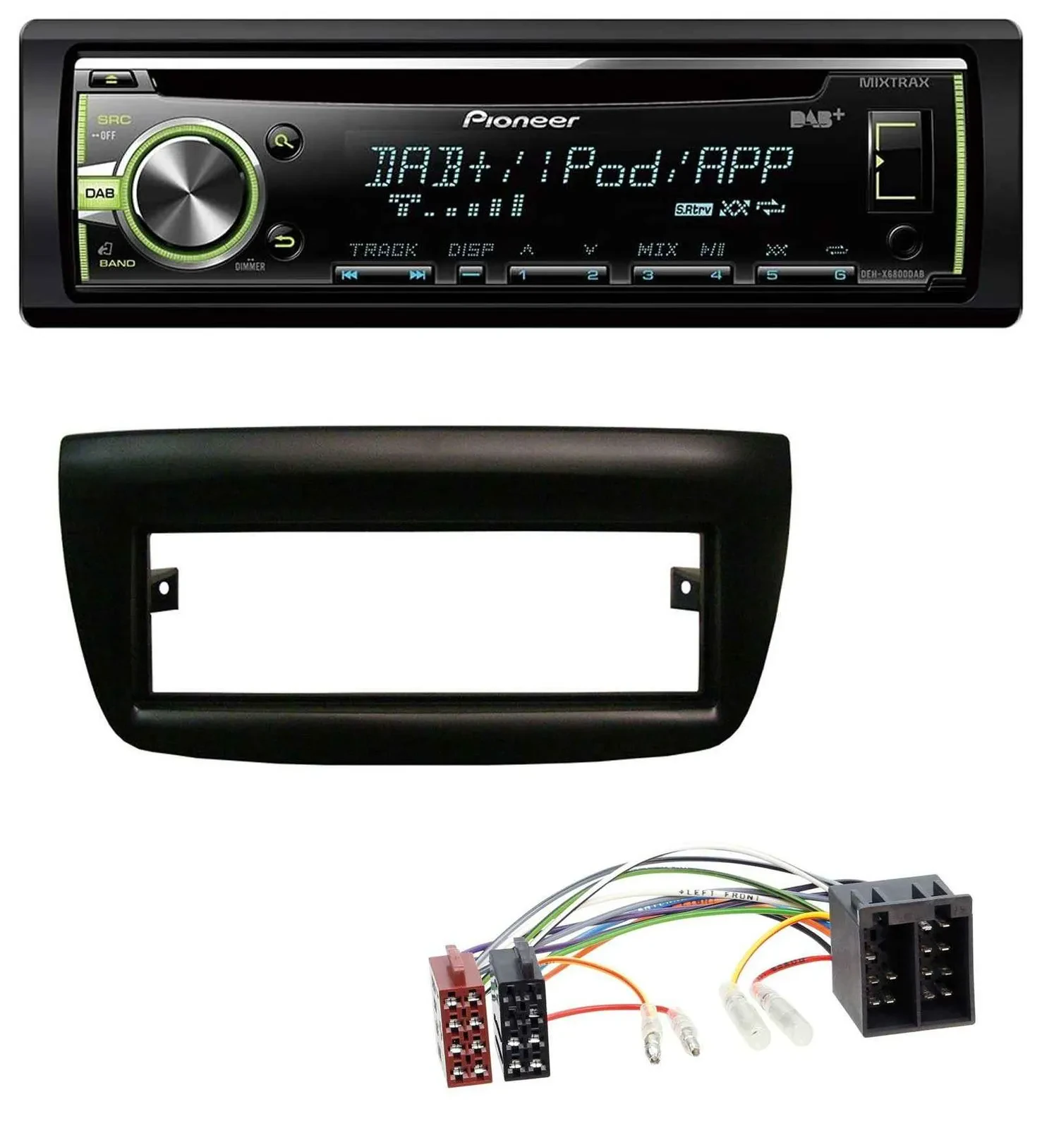 Pioneer DAB USB MP3 AUX CD Autoradio für Fiat Doblo 12-15 Opel Combo 10-15