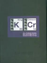 KING CRIMSON - The Elements (2016 Tour Box) (2CD)