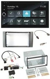 Blaupunkt 2DIN Lenkrad TMC Bluetooth USB DAB Navigation für Ford Kuga 2008-2012
