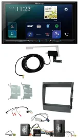 Pioneer 2DIN DAB USB Lenkrad Bluetooth Autoradio für Porsche Panamera Soundsyste
