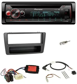 Автомагнитола Pioneer DAB, CD, Bluetooth, USB для Honda Civic 2001–2003, черная