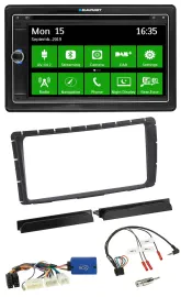 Blaupunkt Bluetooth 2DIN Lenkrad DAB USB TMC Navigation für Toyota Hilux ab 2011