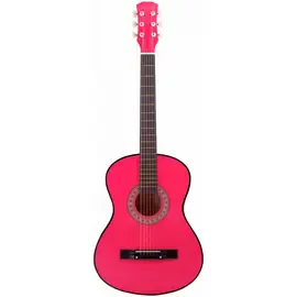 Акустическая гитара DaVinci DF-50A неоновый розовый