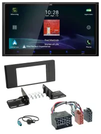 JVC USB Bluetooth 2DIN DAB MP3 Autoradio für BMW X5 (E53 2000 2002)