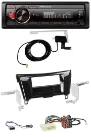 Pioneer 1DIN MP3 DAB USB AUX Autoradio für Nissan Qashqai X-Trail ab 2014