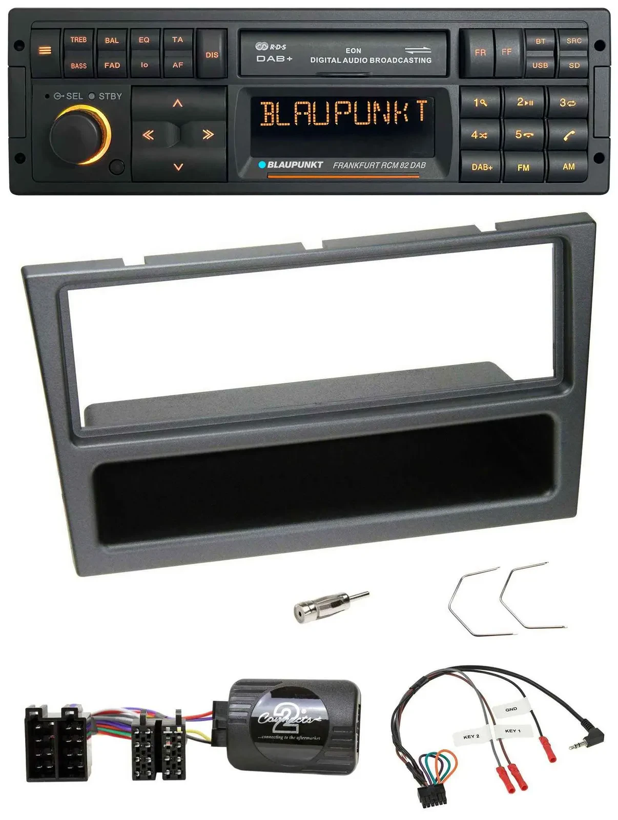 Blaupunkt USB DAB SD Lenkrad Bluetooth Autoradio für Opel Agila Corsa C Omega sc