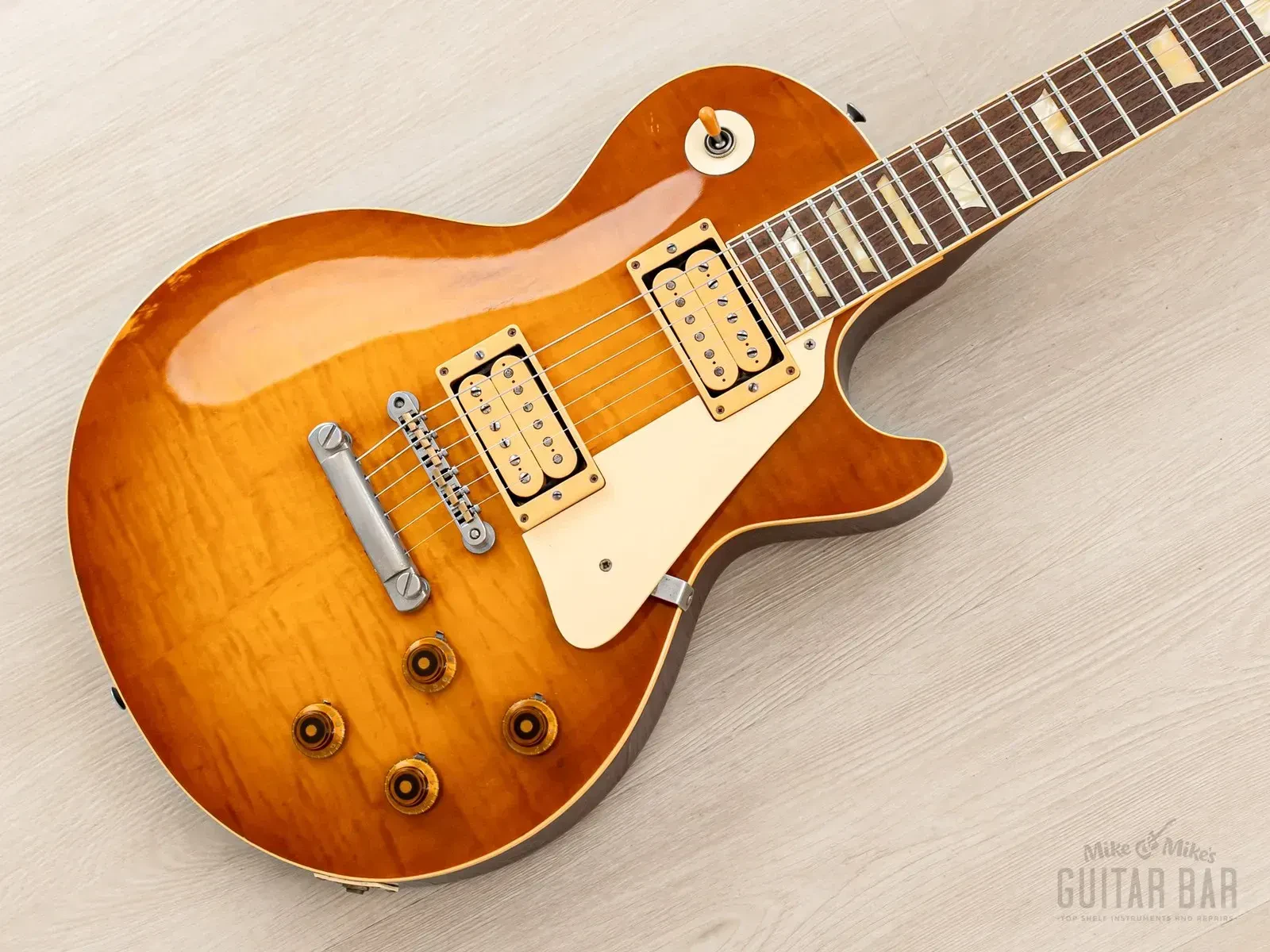 Б/У электрогитара Tokai Love Rock LS120 1981 Vintage Burst Flame Top с кейсом