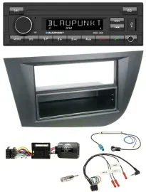 Blaupunkt USB DAB Bluetooth Lenkrad Autoradio für Seat Leon 2005-2010 schwarz