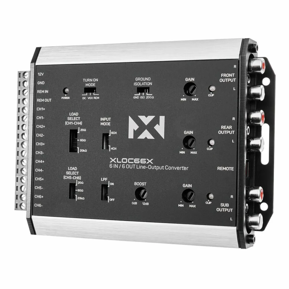 NVX XLOC66X 6-Channel 6 inputs / 6 outputs Active Line Output Converter