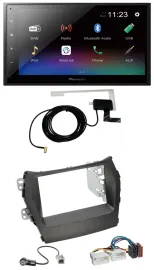 Pioneer DAB MP3 Bluetooth 2DIN USB Autoradio für Hyundai Santa Fe ab 12 ohne Nav