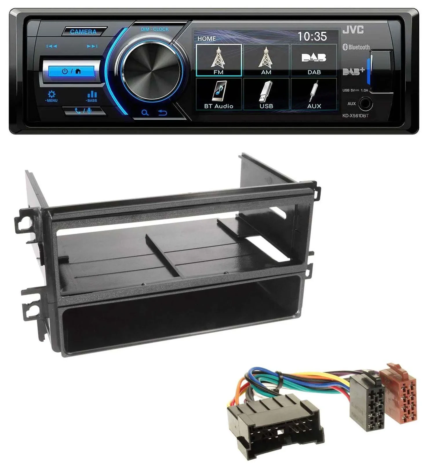 JVC Bluetooth MP3 USB DAB Autoradio für Hyundai Santa Fe Sonata bis 05