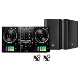 Harbinger VARI V1112 Powered Pack w/Hercules DJ Inpulse 500 Controller/Cables