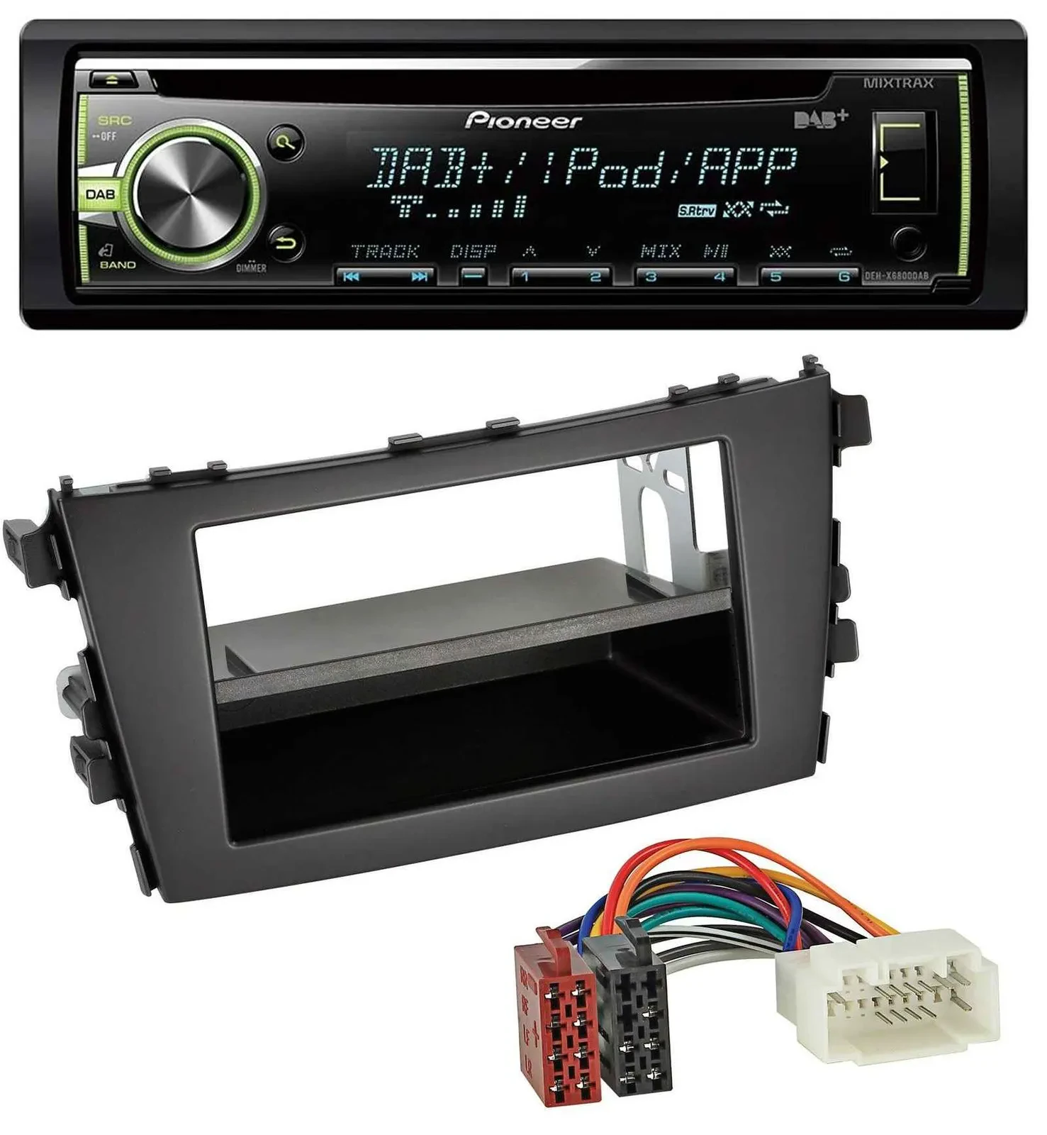 Pioneer DAB USB MP3 AUX CD Autoradio für Suzuki Celerio (LF, ab 2014)