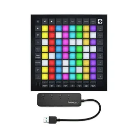 Novation LaunchpadPro MK3 USB MIDI Ableton LiveController and 4-Port USB 3.0 Hub