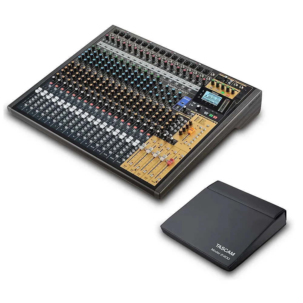 TASCAM Model 2400 24-Channel Multitrack Recorder and Mixer With Dust Cover