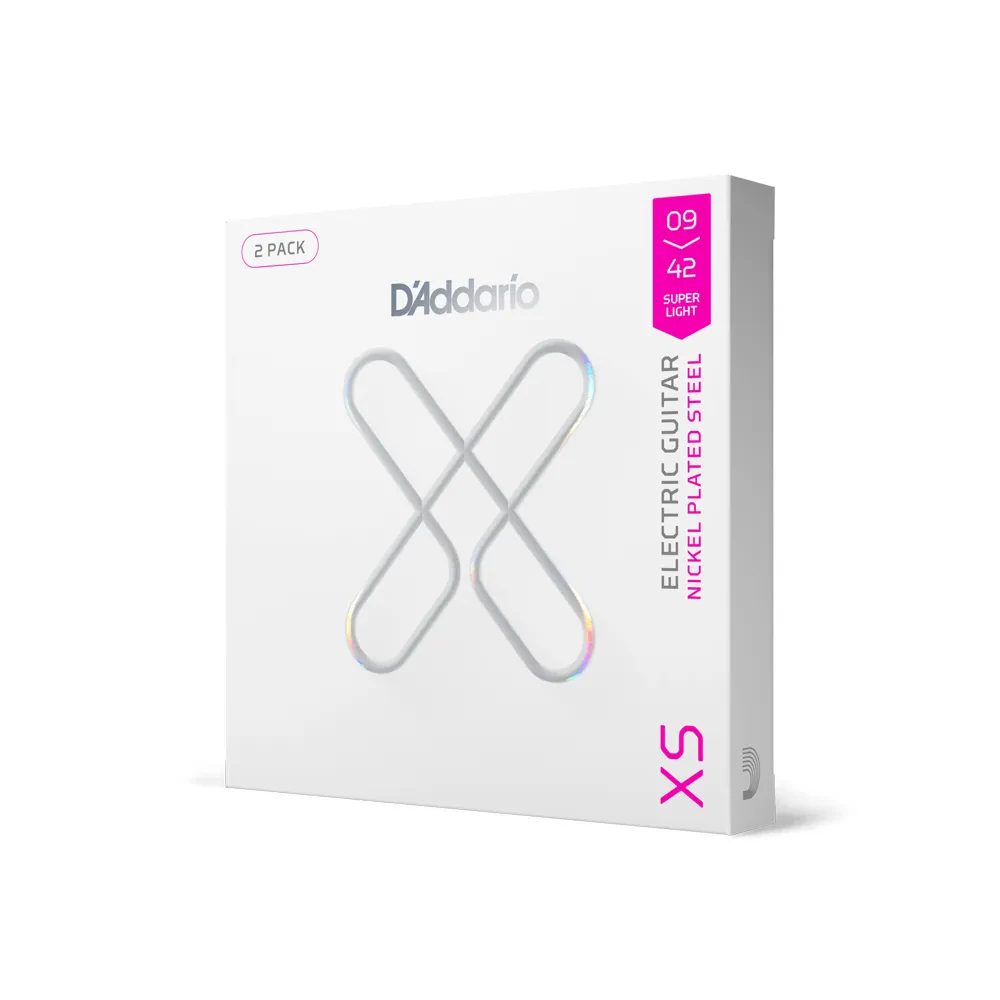 Струны для электрогитары D'Addario XS Nickel XSE0942-2P 09-42 (набор, 2 комплекта)