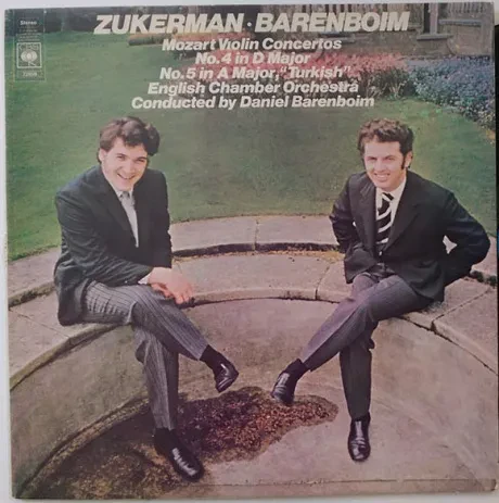 Виниловая пластинка Pinchas Zukerman – Zukerman Barenboim Mozart Violin Concertos Б/У