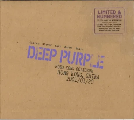 DEEP PURPLE - Live In Hong Kong 2001 (2CD)