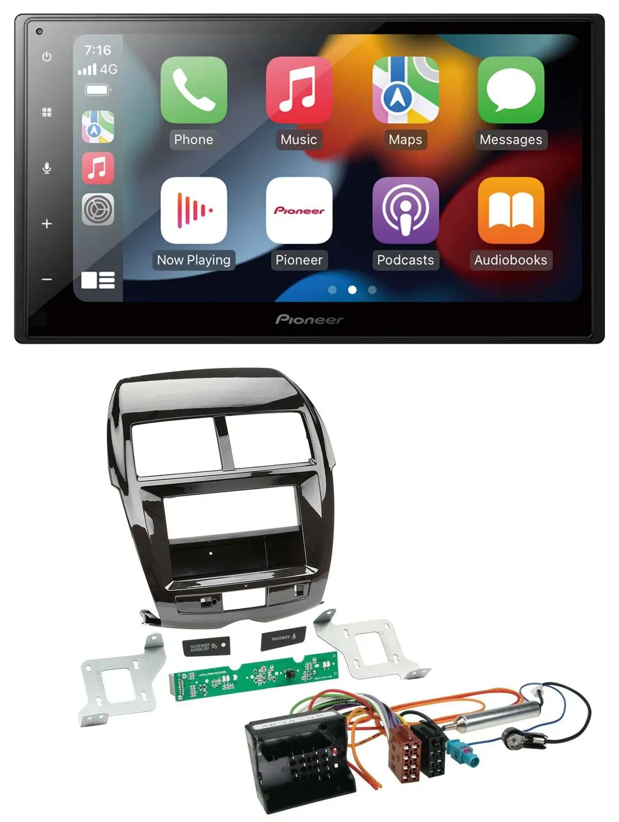 Pioneer DAB Bluetooth 2DIN USB MP3 Autoradio für Citroen C4 Mitsubishi ASX Peuge