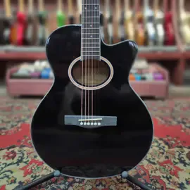 Электроакустическая гитара Colombo LF-401CEQ/BK (Уценка)