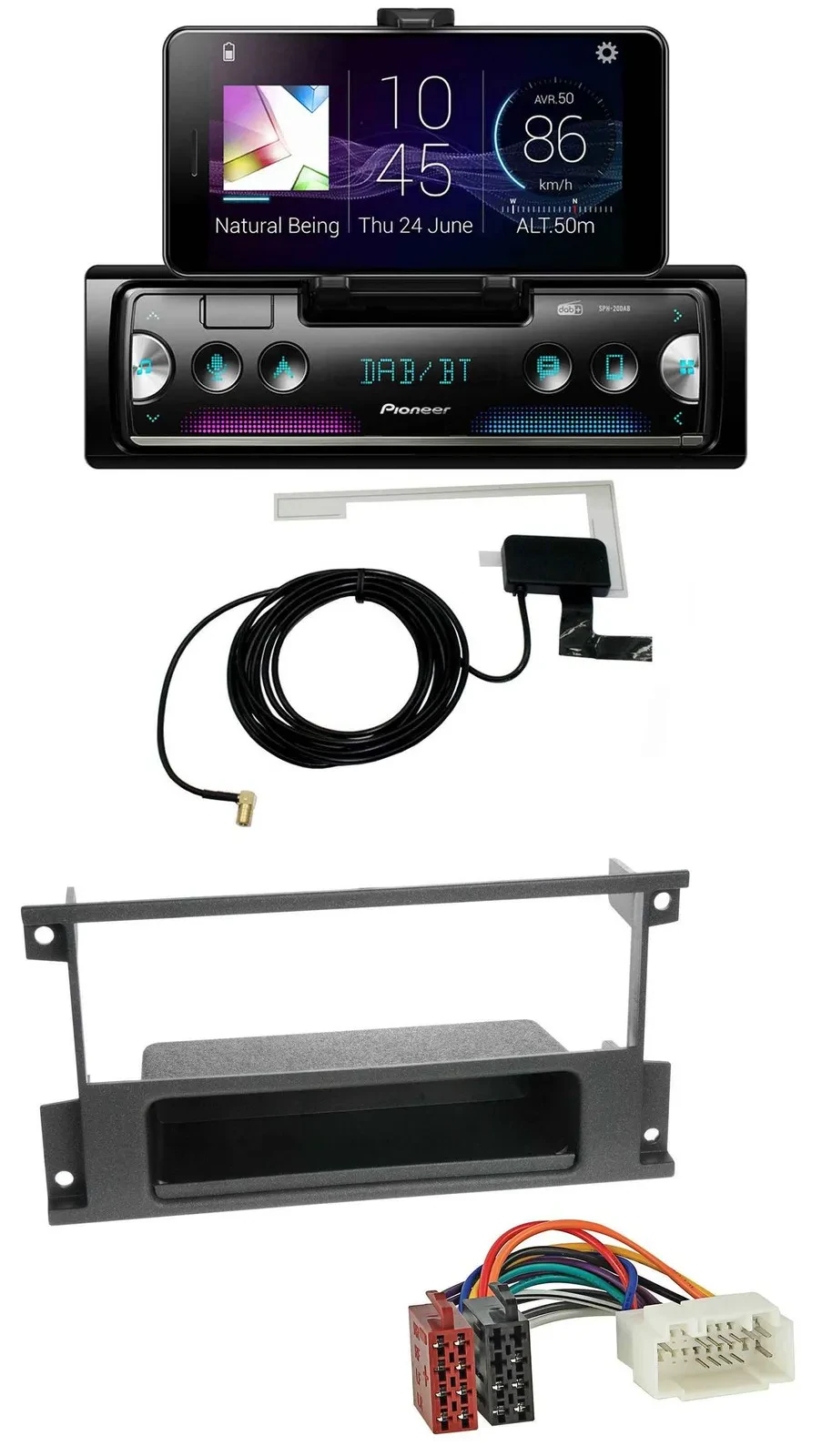 Pioneer DAB Bluetooth MP3 USB Autoradio für Suzuki Liana, Ignis (2000-2003)